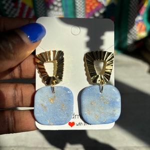 Blue earrings