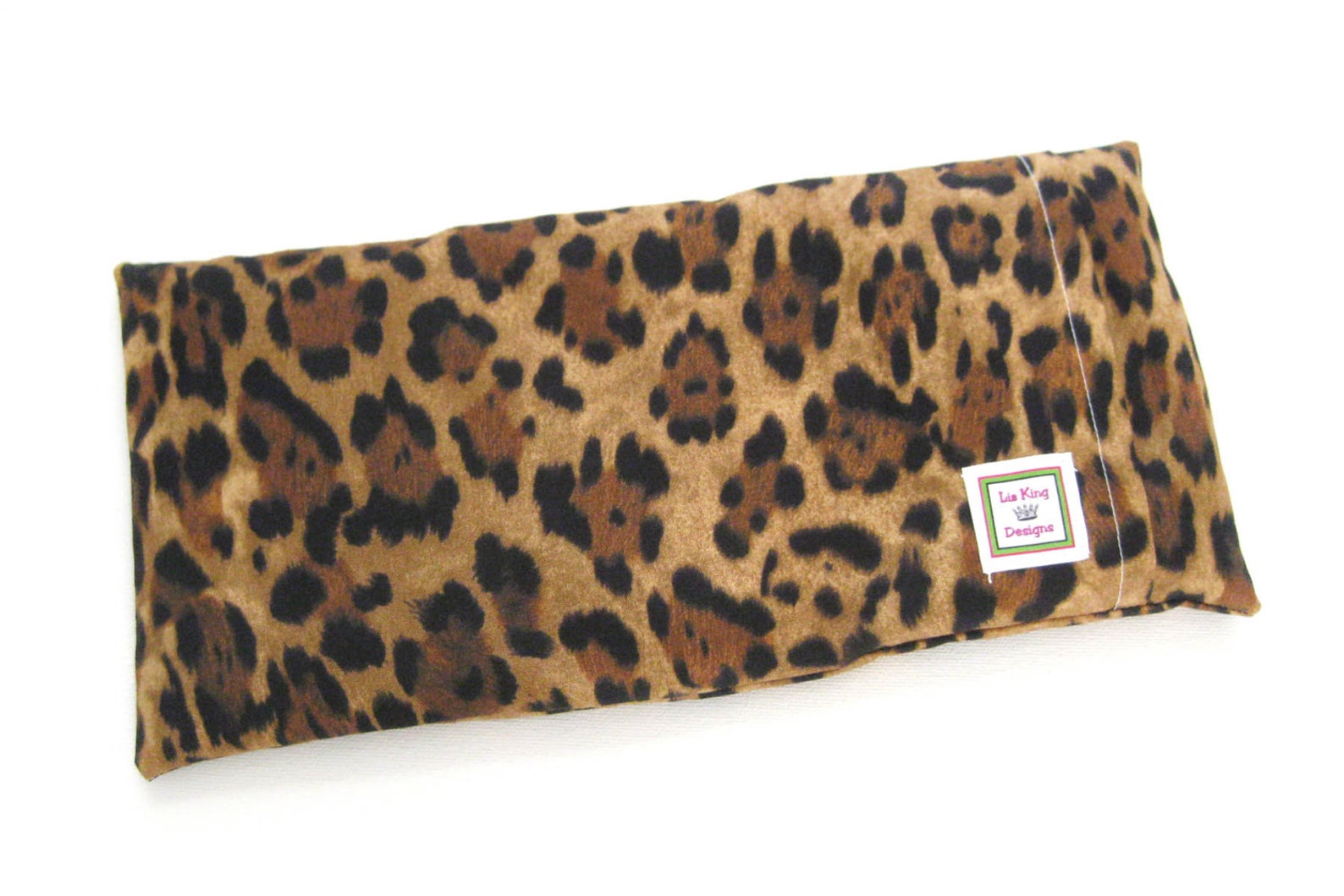 Heating Pad microwavable Cheetah Print // Buckwheat and Rice Etsy