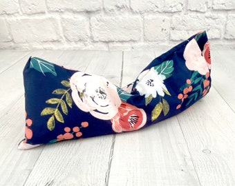 Almohada para los ojos, relajante para migrañas y dolores de cabeza, funda extraíble, linaza, aromaterapia, alivio calmante, fatiga visual