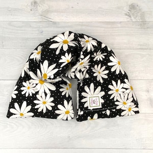 Long Microwavable Heating Pad, Cold pack, Neck Wrap, Heat Therapy, Removable Cover, Aromatherapy, Gift, Daisy