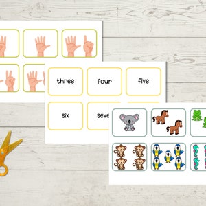Number Mats, Number Printable, Preschool Math, Counting Activity ...