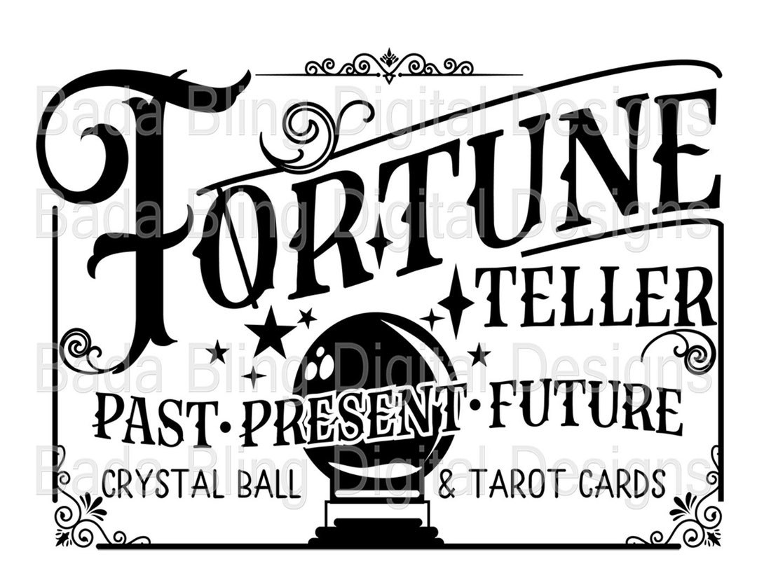 Fortune Teller, Large Image Transfer, INSTANT Download at Checkout ...