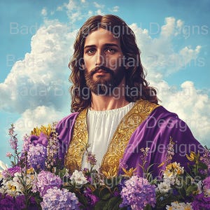Jesus Cristo na Páscoa folha nº 5 de 5 DOWNLOAD INSTANTÂNEO arte religiosa Imprimir sob demanda Use OK Desenhos de camisetas de Páscoa Arte cristã para a Páscoa