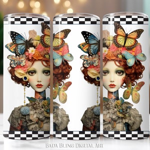 Madre Naturaleza, diseños de envolturas de vasos de 20 oz, arte original, archivos JPEG y PNG, descargas INSTANTÁNEAS, diseños artísticos de vasos, envolturas de vasos únicas