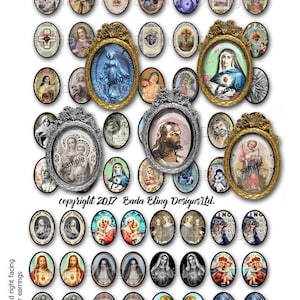 18mm x 25mm,Antique and Altered Art Prayer Cards &  Holy Cards, INSTANT DOWNLOAD,  Catholic images, Easter,religious jewelry,christian