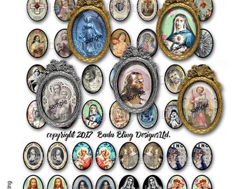 18mm x 25mm,Antique and Altered Art Prayer Cards &  Holy Cards, INSTANT DOWNLOAD,  Catholic images, Easter,religious jewelry,christian