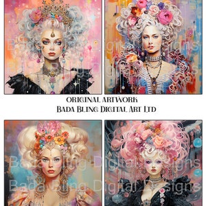 María Antonieta se renueva, arte original, DESCARGAS INSTANTÁNEAS, uso para diarios basura, mesas para pintar en fiestas y mosaicos de cerámica de 4 x 4