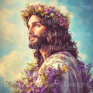 Gesù Cristo a Pasqua foglio 2 di 5 DOWNLOAD IMMEDIATO arte religiosa Stampa su richiesta Usa OK Disegni per magliette pasquali Arte cristiana per Pasqua