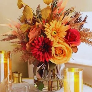 Blumenstrauß, Herbst, Seidenblumen, Blätter, Kunstblumen, Hochzeitsdekoration, Halloween-Dekoration, Herbst Dekor, Hochzeitsstrauß