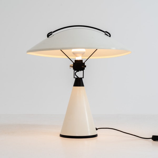 Radar table lamp by Elio Martinelli for Martinelli Luce (Italy, 1970s)