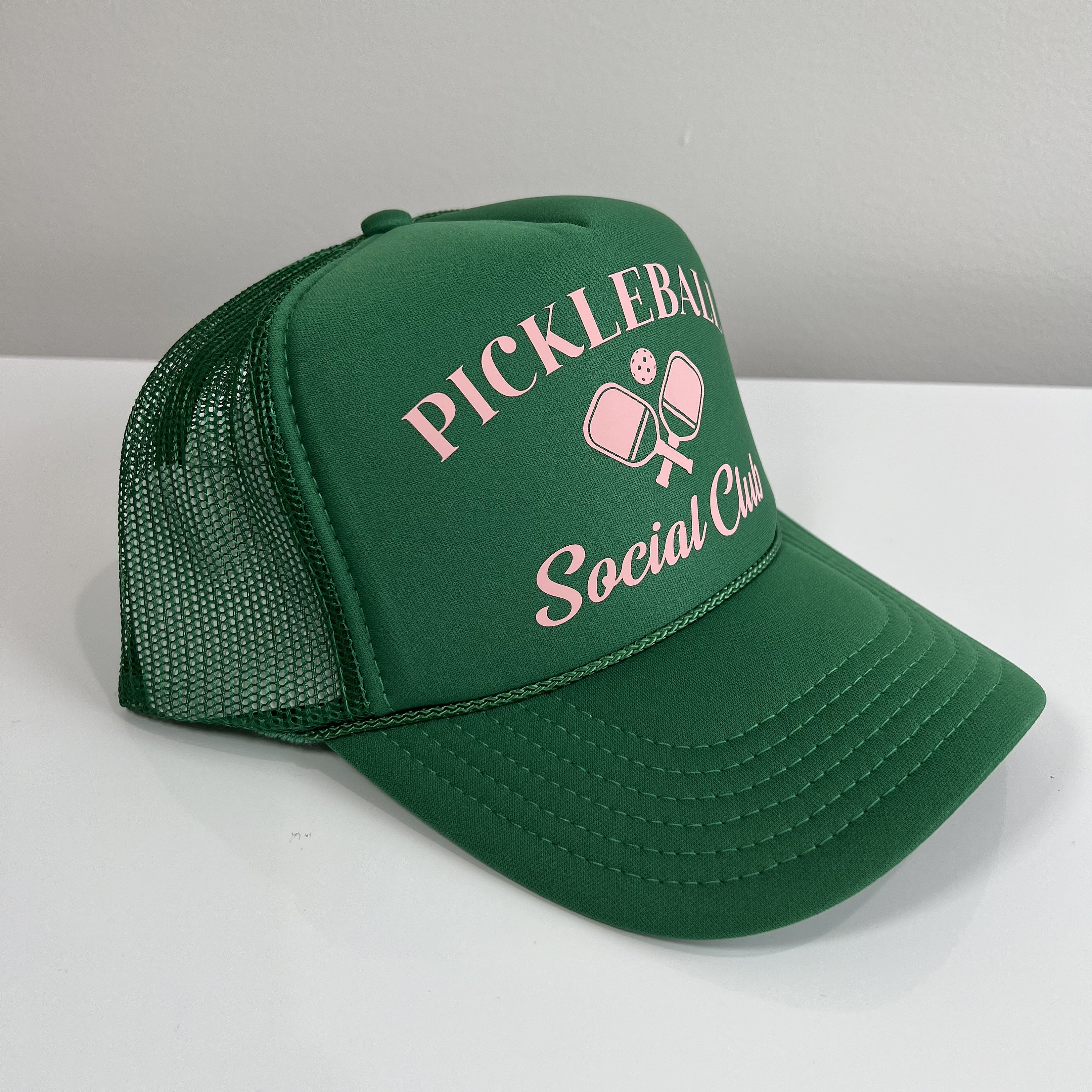New! Anthropologie Navy Pickleball Social Club Trucker Hat NWT Pickleball Club | Navy — The Harbour Social Club main image 2