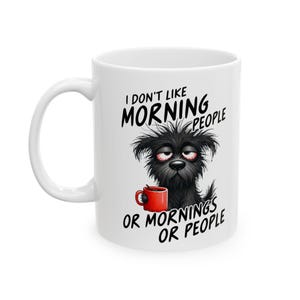 Tazza in ceramica divertente per gli amanti dei cani, regalo umoristico per i proprietari di cani, tazza da caffè per gli amanti degli animali, tazza mattutina, stoviglie uniche a tema animali domestici.