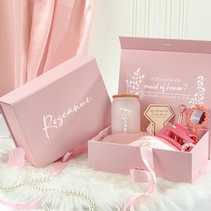 Aanzoekdoos voor bruidsmeisjes, bruidsfeestdoos, wil jij mijn bruidsmeisje zijn geschenkset, cadeaus voor meisjes, bruidsmeisjescadeau