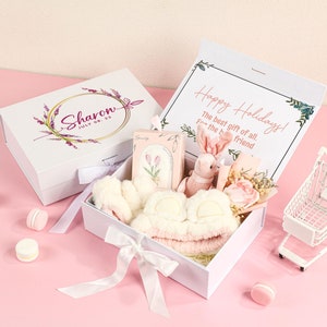 Personalisierte Beste Freundin Geschenk-Box, Geburtstag Geschenk-Box, Brautjungfer Geschenk-Box, Spa Geschenk-Box, Geschenk Für Frauen
