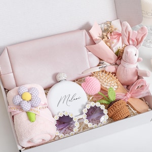 Geschenk-Box-Set Mit Brautjungfer Flachmann, Brautjungfer Vorschlag Geschenk-Box, Hochzeit Geschenk-Box, Geburtstagsgeschenk-Box