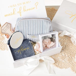 Personalized Bridesmaid Gift Box, Bridal Party Gift Boxes, Bridesmaid Gift, Wedding Gift Box, Birthday Gift