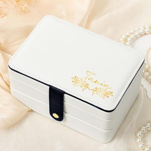 Personalized Jewelry Box For Women, Custom Jewelry Storage, Birthday Gift For Her, Bridal Gift Wedding, Jewelry Case