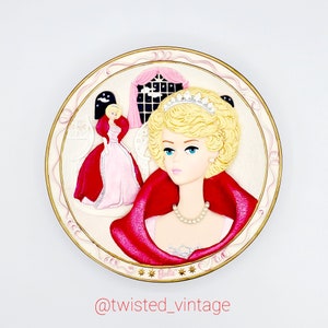 Vintage Mattel Barbie Sophisticated Lady 3D Placa de colección de The Bradford Exchange