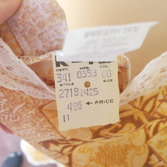 NWT Vintage Kmart Full Sweep Sleep Night Gown Sheer M… Gem