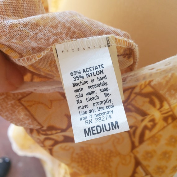 NWT Vintage Kmart Full Sweep Sleep Night Gown Sheer M… Gem