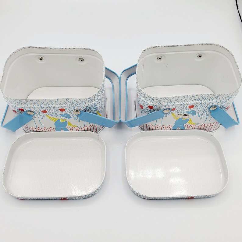 Vintage 1987 TBC the Tin Box Company of America Apple Orchard Basket