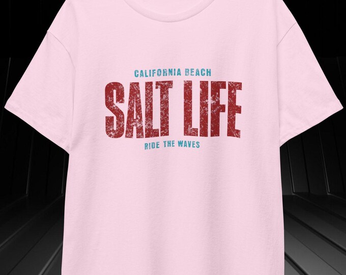 Salt Life T-Shirt | Ocean Lover Tee | Beach Shirt for Men & Women | Watersport Gift | Summer Vacation Outfit | Coastal Graphic Tee