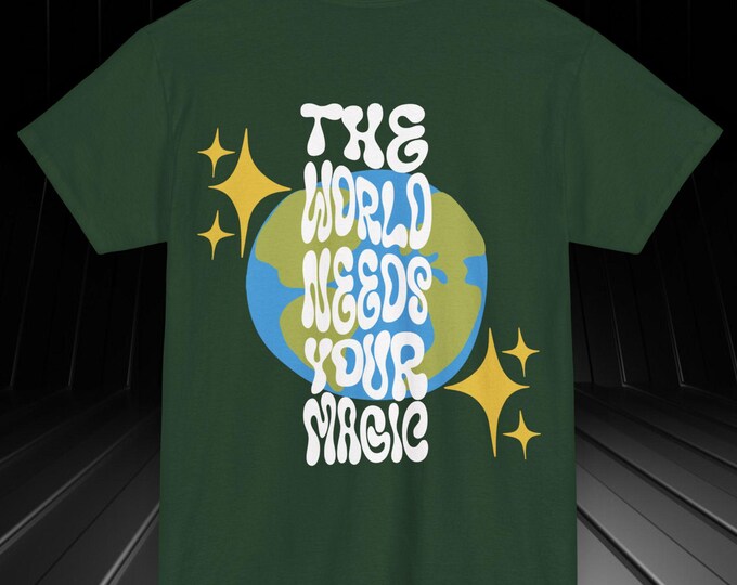 Retro Wavy Inspirational Graphic Tee | Trendy Unisex Earth Day TShirt | Positive Message Shirt | Best Friend Gift | Love Yourself Shirt