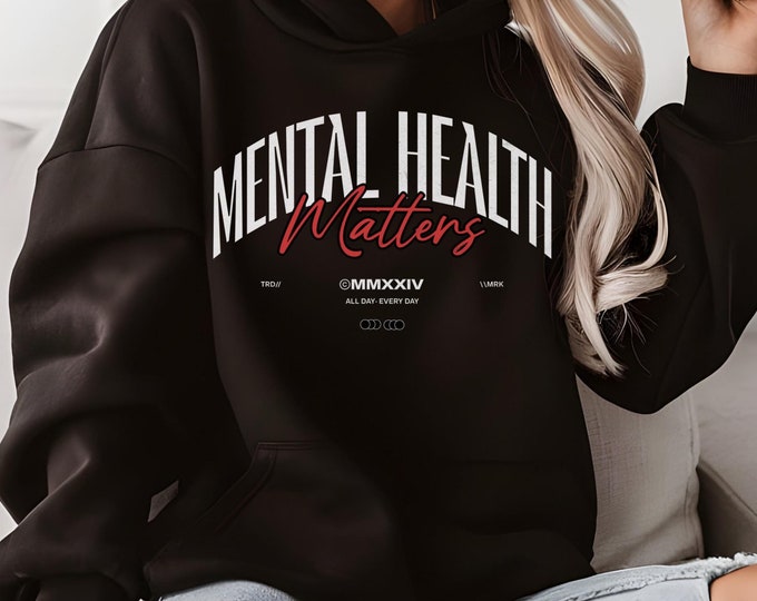 Mental Health Matters Shirt | Mental Health Awareness Tee | Inspirational Graphic T-Shirt | Positive Mindset Apparel | Mental Wellness Shirt