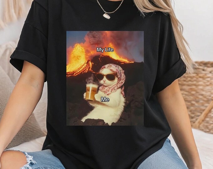 Funny Unisex Heavy Cotton Tee | Casual Graphic T-Shirt | Meme-Inspired Comfortable Tee | Quirky Everyday Shirt | Unisex Gift Idea