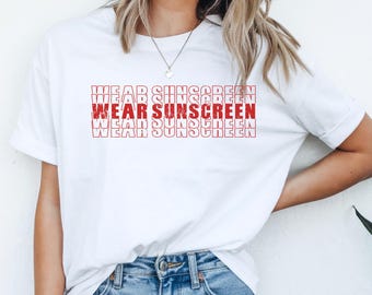 日焼け止め効果のあるヴィンテージTシャツ | レトロサマーTシャツ | ユニセックスビーチシャツ | 日焼け対策リマインダー | 環境に優しいビーチバムTシャツ