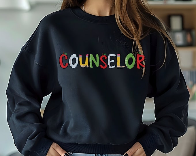 School Counselor Shirt Cute Mental Health T Shirt for School Therapist Tee Back to School Gift for Counselors