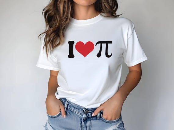 I Love Pi T-Shirt | Funny Math Lover Graphic Tee | STEM Teacher Gift | Pi Day Shirt | Geeky Math Apparel | Nerdy Pun T-Shirt