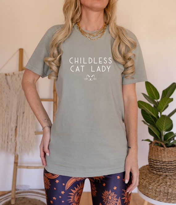 Childless Cat Lady for Kamala Shirt Kamala Harris 2024 Democrat T Shirt Election 2024 Shirts
