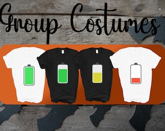 Gruppe Halloween Kostüme Einfache Paare Kostüm T-Shirt Lustige Familie Halloween Shirt Kostüme