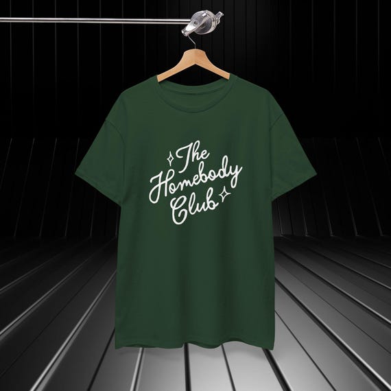 Homebody Club Cozy T-Shirt | Unisex Tee for Introverts | Self Care Shirt | Everyday Wear | Funny Gift for Home Lovers