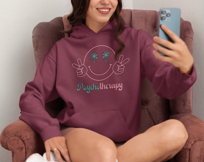 Psychotherapy Pullover Hoodie| Unisex Pullover Hoodie | Bella + Canvas 3719