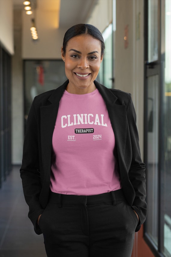 Clinical Therapist Varsity Shirt| Gift for Graduate 2024| New Therapist Gift