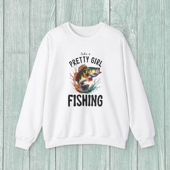 Take a Pretty Girl Fishing Shirt | Cute Fishing TShirt for Women | Country Girl Fishing Tee | Outdoor Adventure Shirt | Girly Fisherman Gift