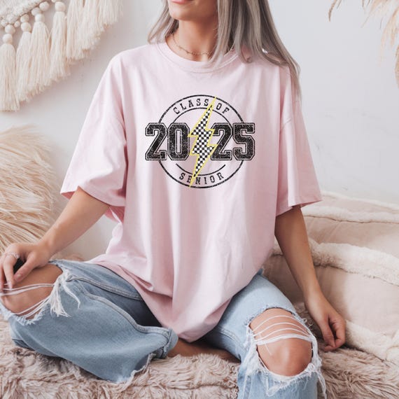 Senior 2025 Grad T-Shirt | Gift for High School and College Seniors | Keepsake for Seniors 2025 | Distressed | Unisex Graduation Shirt