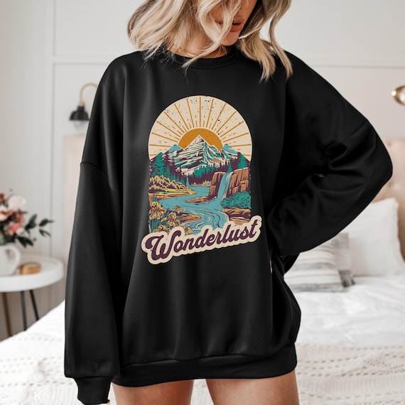 Wanderlust Adventure TShirt | Vintage Travel Tee for Nature Lovers | Hiking Gift | Outdoorsy Shirt | Explore More Tee | Road Trip T-Shirt