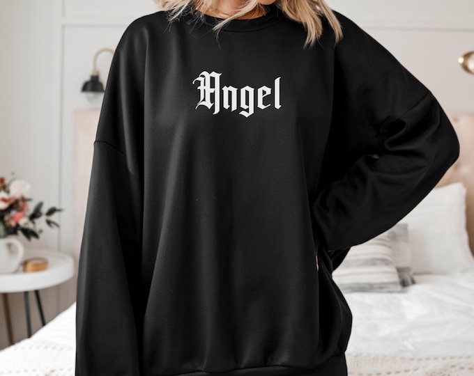 Vintage Angel Streetwear T-Shirt | Edgy Aesthetic Unisex Graphic Tee | Urban Angel Art Shirt | Y2K Streetwear Hoodie & Sweatshirt