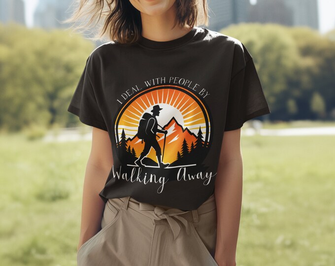 Hiking Tshirt, Wanderlust TShirt, Road Trip Shirt, Travel Shirt, Explorer Shirt, Anxiety Shirt, Funny Hiking Shirt