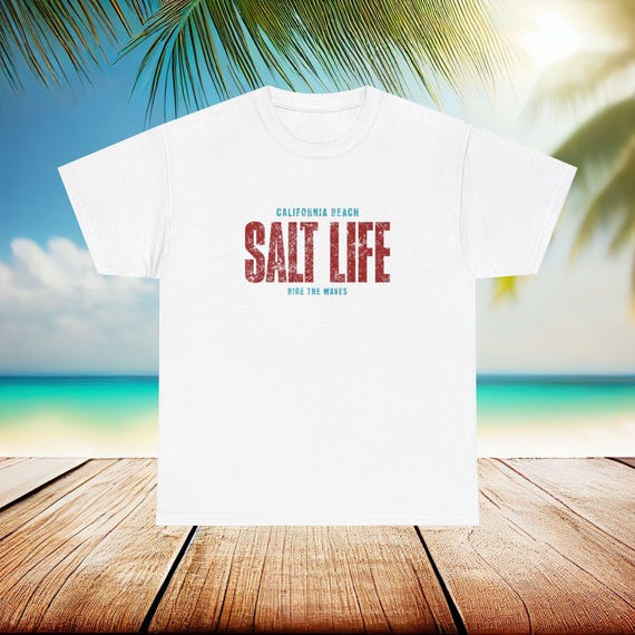 Salt Life T-Shirt | Ocean Lover Tee | Beach Shirt for Men & Women | Watersport Gift | Summer Vacation Outfit | Coastal Graphic Tee
