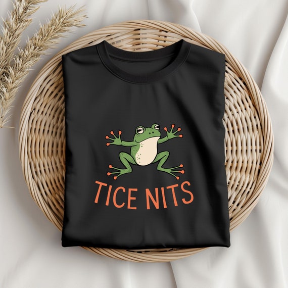 Inappropriate Frog T-Shirt | Funny Frog Adult Humor Tee | Unhinged Graphic Shirt | Quirky Frog Humor Shirt | Unisex Funny Animal T-Shirt