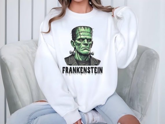 Frankenstein Graphic T-Shirt Vintage Horror Movie Tee for Halloween | Retro Gothic Monster Shirt | Unique Spooky Unisex Gift for Horror Fans