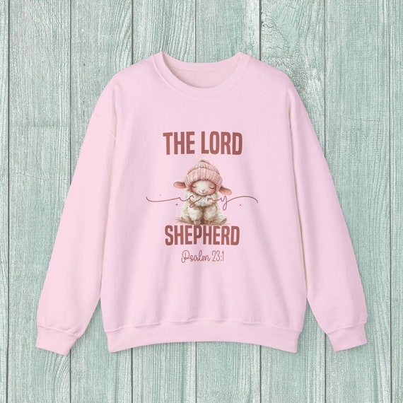 The Lord Is My Shepherd T-Shirt | Easter Faith-Based Christian Tee for Women | Bible Verse Graphic Shirt | Religious Gift for Easter Holiday
