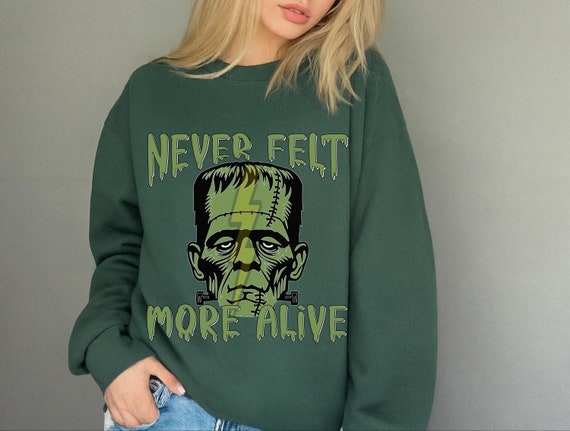Frankenstein Halloween Sweatshirt | Monster Mash Shirt | Vintage Monster Graphic Tee | Scary Frankenstein Costume | Fall Horror Apparel
