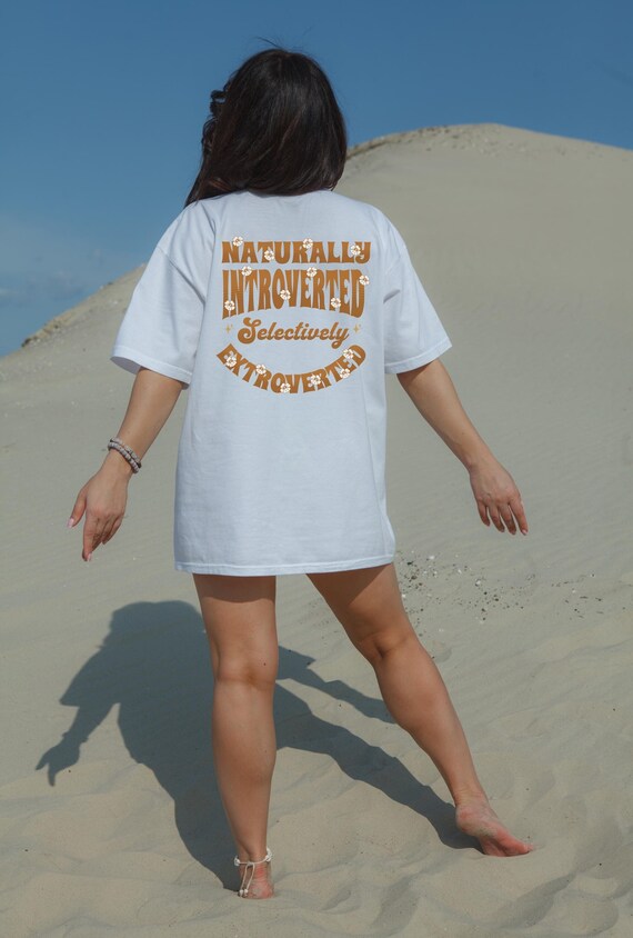 Naturally Introverted Selectively Social Sweatshirt | Funny Introvert Pullover | Social Anxiety Humor Crewneck | Cozy Homebody Sweatshirt