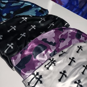 Silk Durag wave cap Bundle multicolored 4pcs
