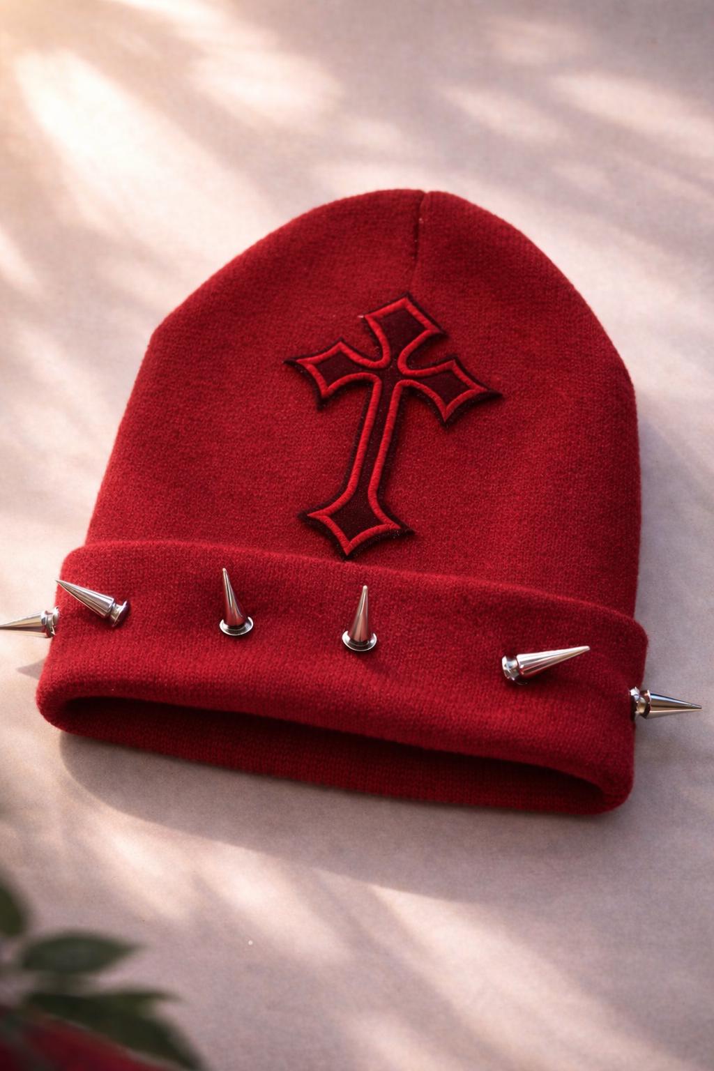 Studded Spike Beanie - Etsy